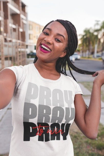 His & Hers Pray to Win T-Shirt