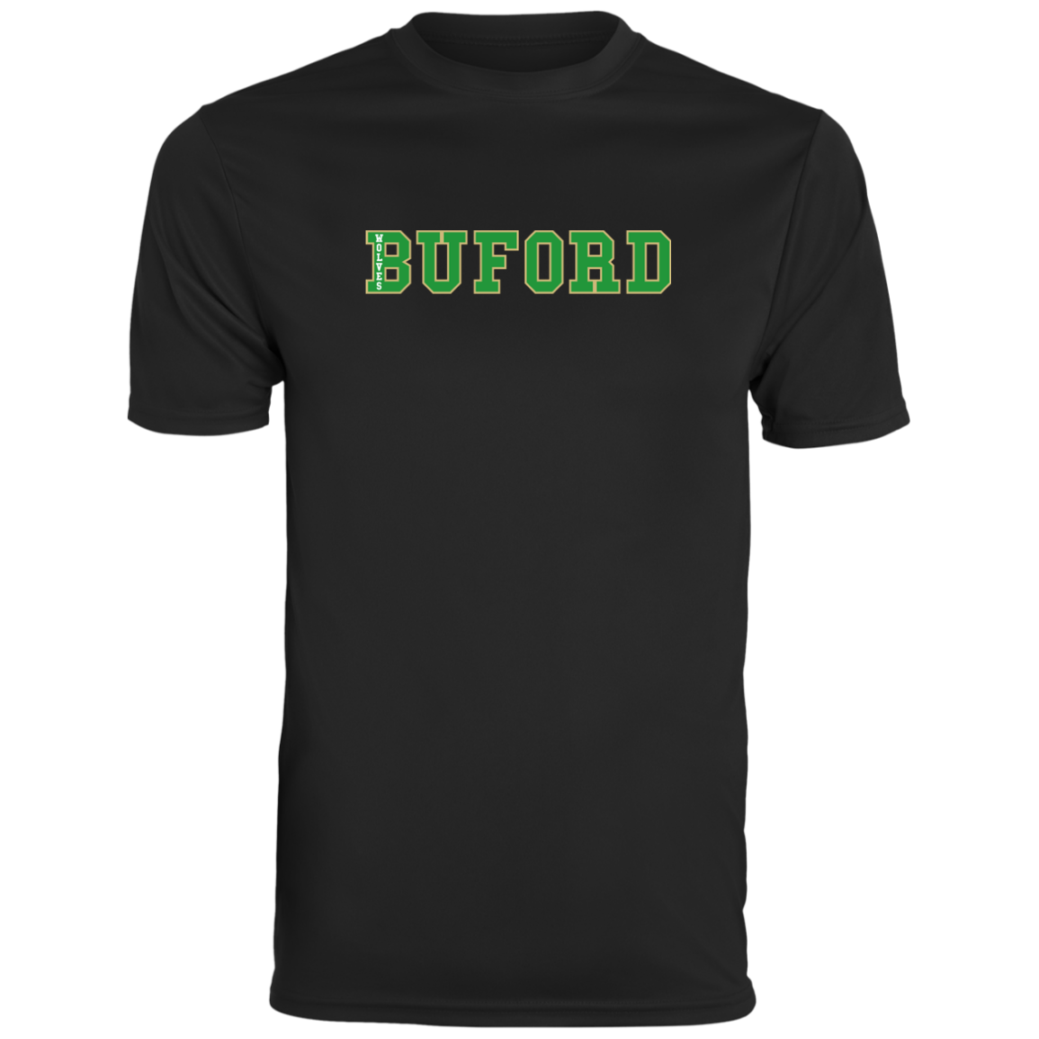 Buford Wolves Moisture Wicking Short Sleeve Tee