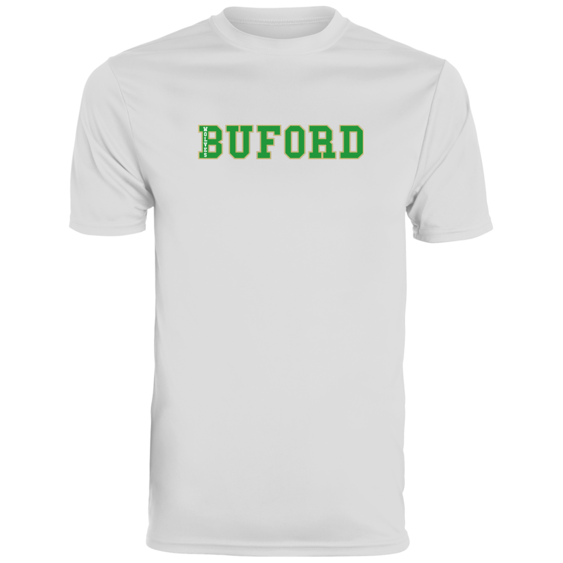 Buford Wolves Moisture Wicking Short Sleeve Tee