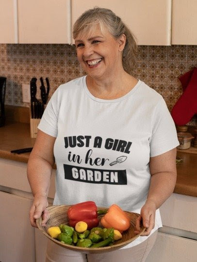 Just a Girl in Her Garden
