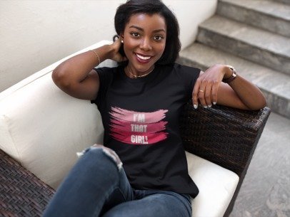 I'm That Girl! Comfy V-Neck Tee