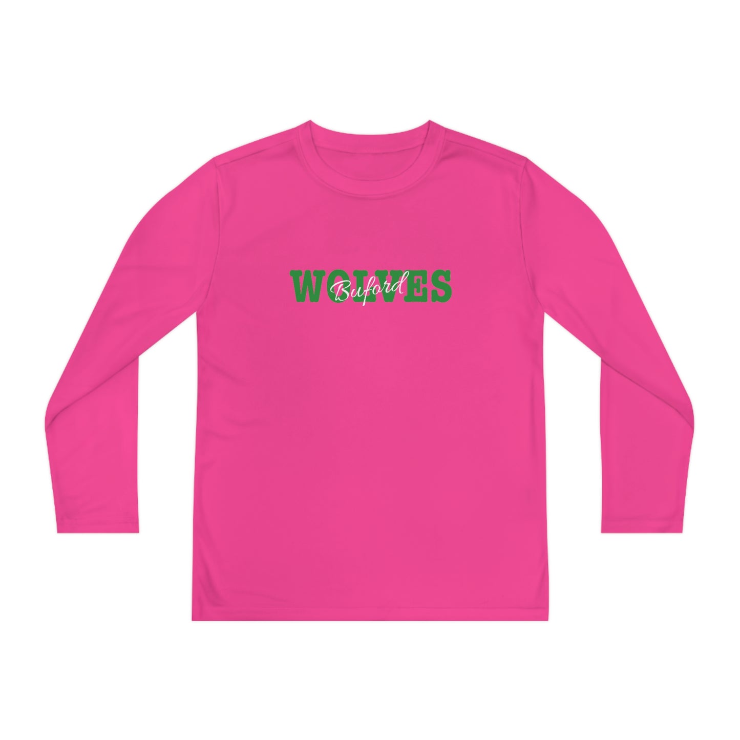 Hot Pink Long Sleeve Competitor Tee