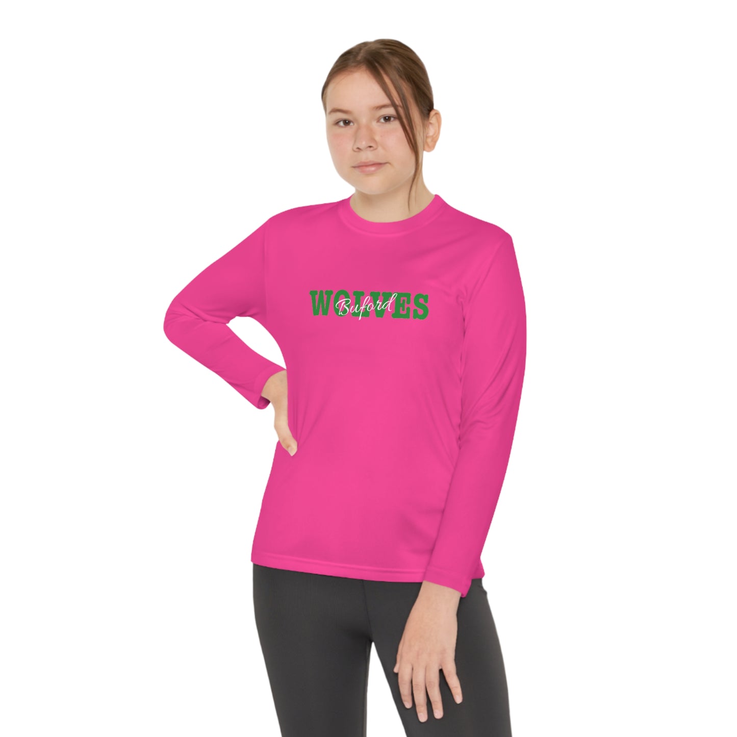 Hot Pink Long Sleeve Competitor Tee