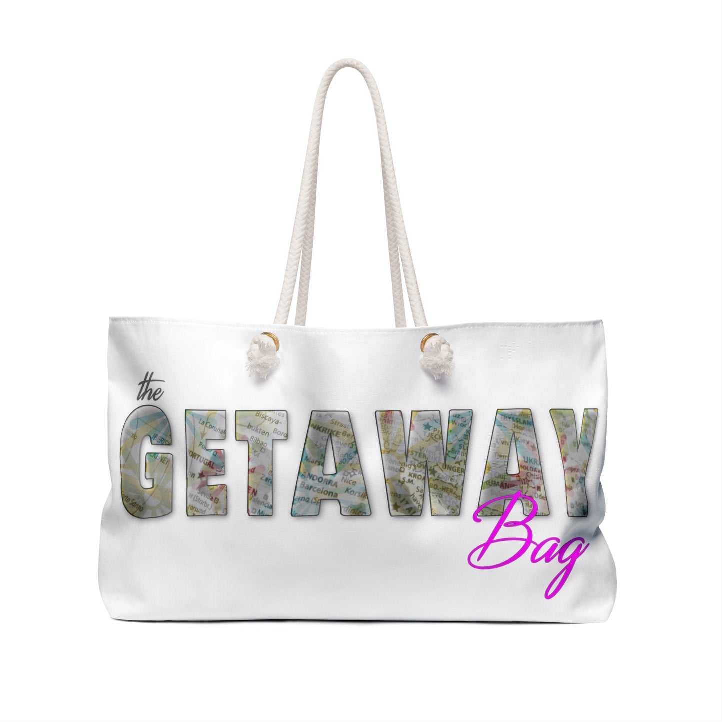 The Getaway Weekender Bag Featuring U.S. Locations