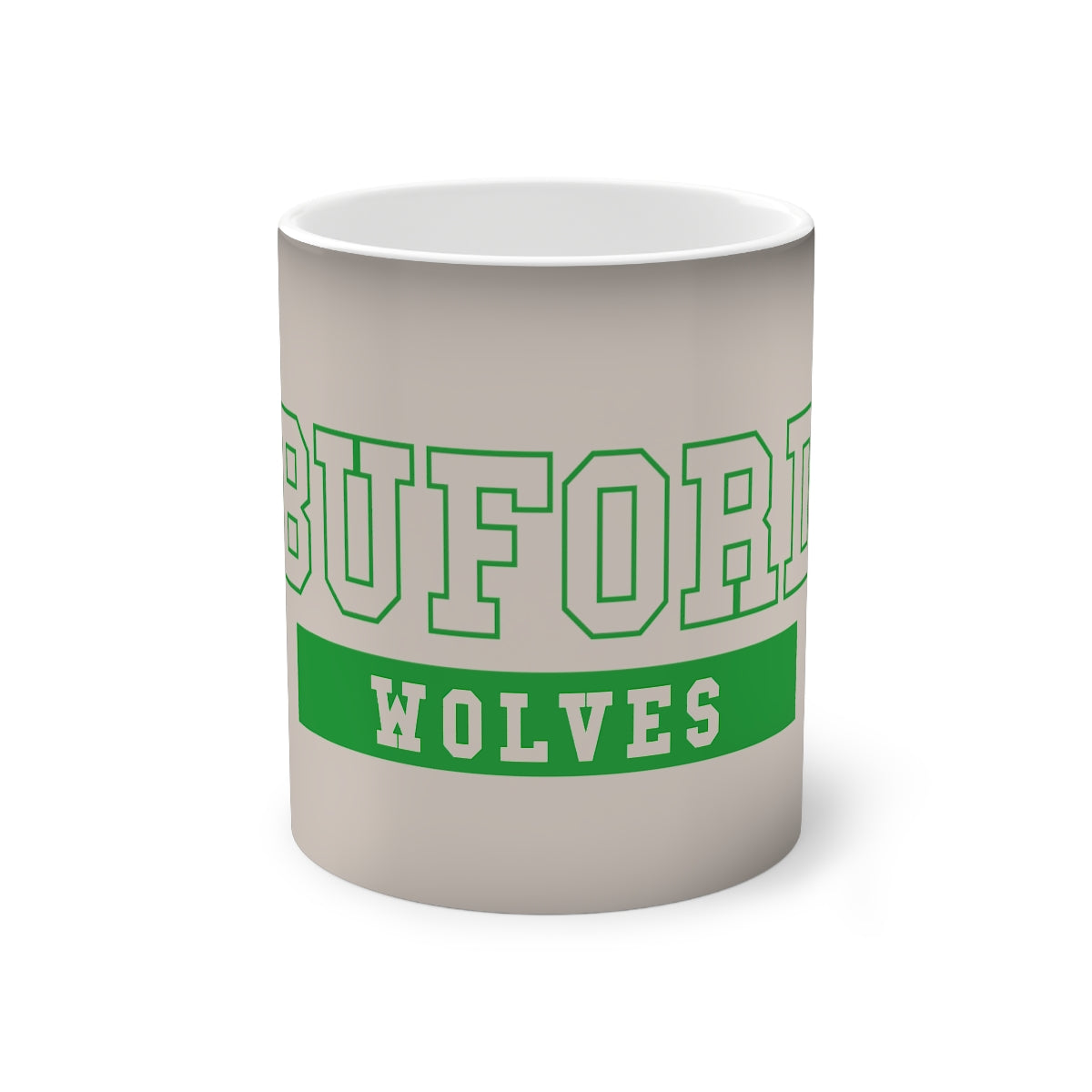 Buford Wolves Color-Changing Mug--11oz